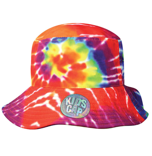 Bright Tie Dye Bucket Kids