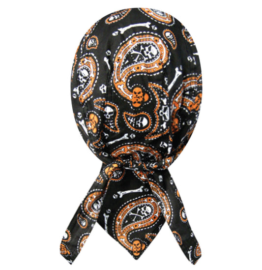 Danbanna Deluxe: Skull Paisley Orange