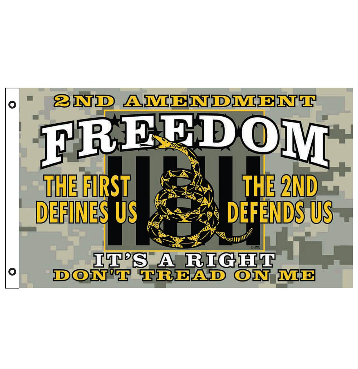 2nd Amendment Freedom 3' X 5' Flag