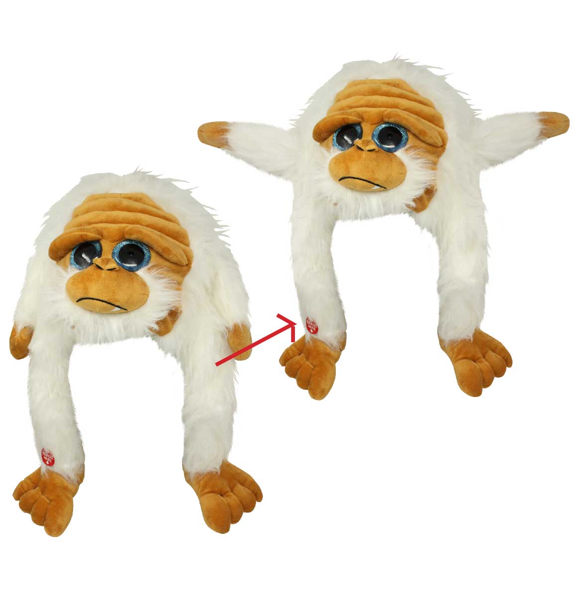 Action Big Eye Critter Caps: Abominable