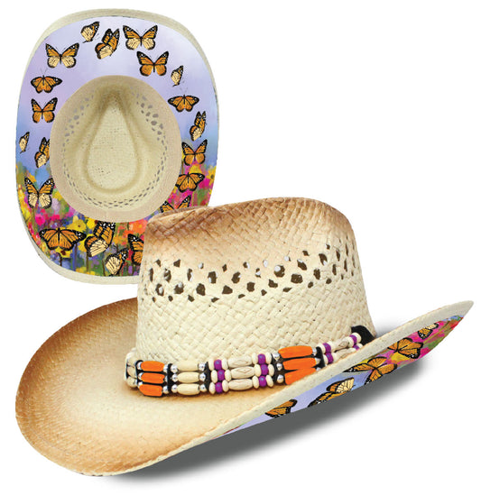 Cowboy Sublimation Straw: Monarch