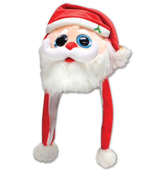 Big Eye Christmas Critter Caps: Santa