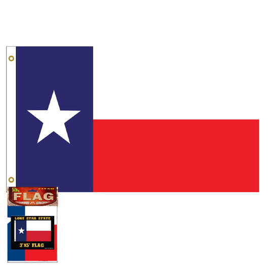 *Texas 3’ X 5’ Flag