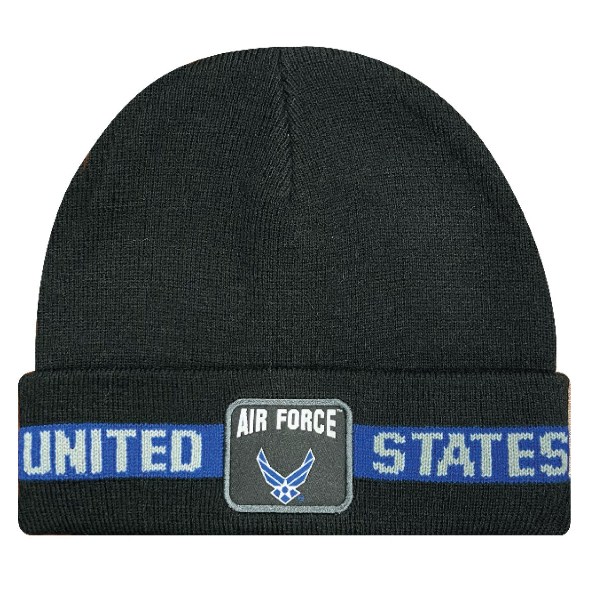 Jacquard Stripe Beanie Air Force