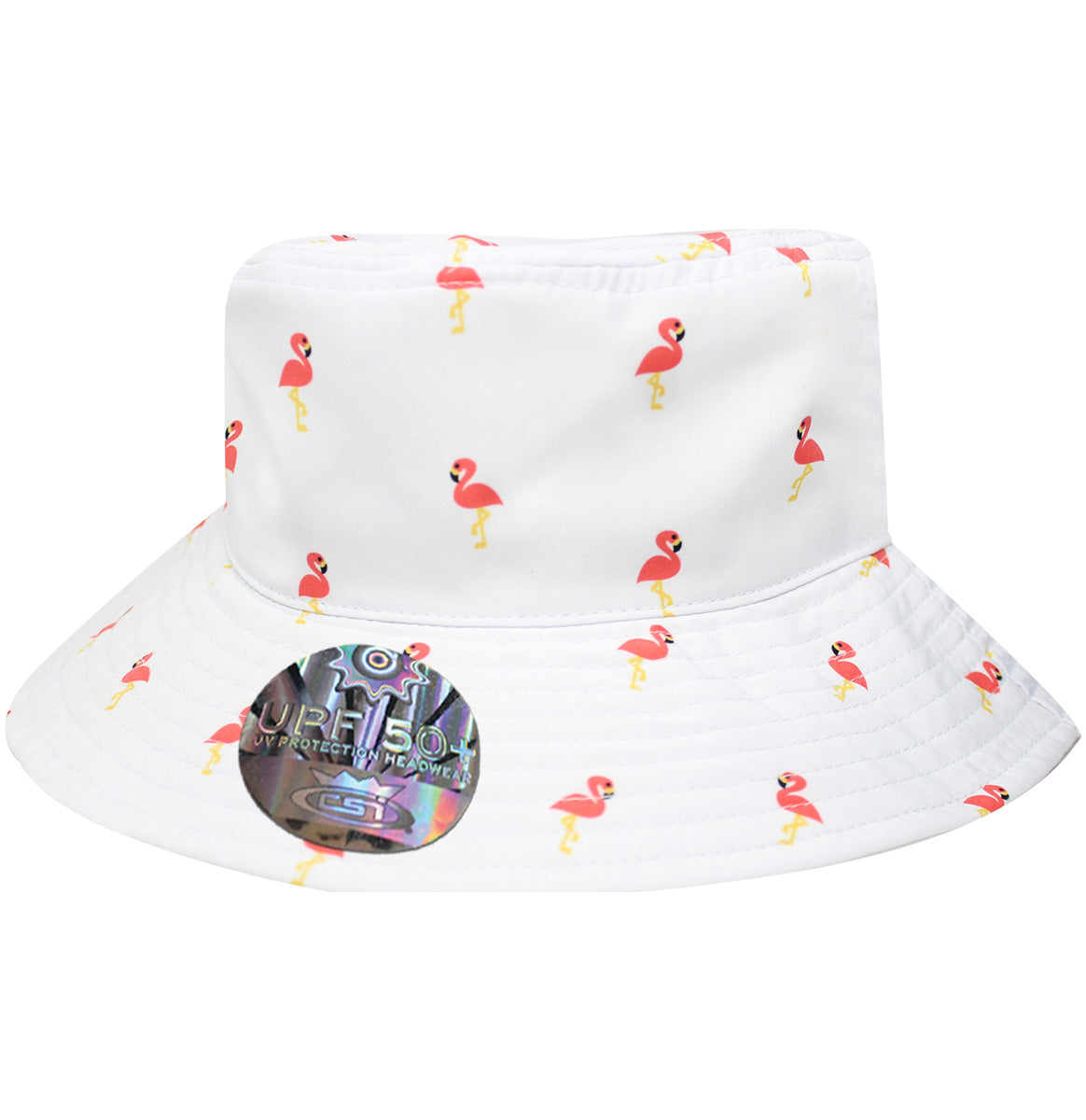 Mini & Tiny Icon Flamingo White Gray Bucket