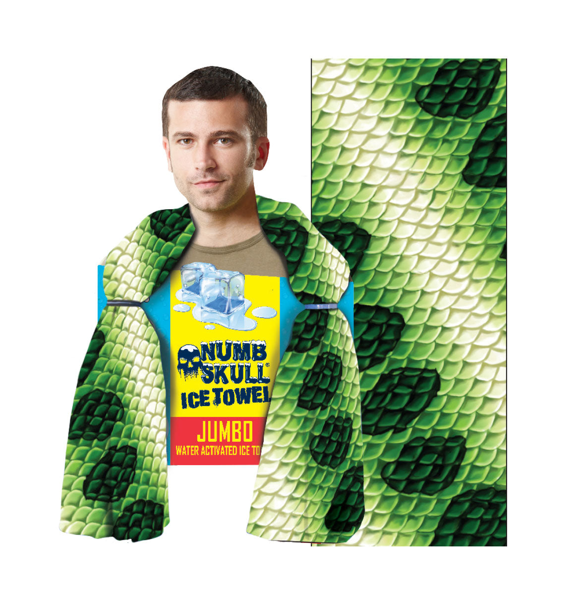 Numb Skull Ice Towel: Snake