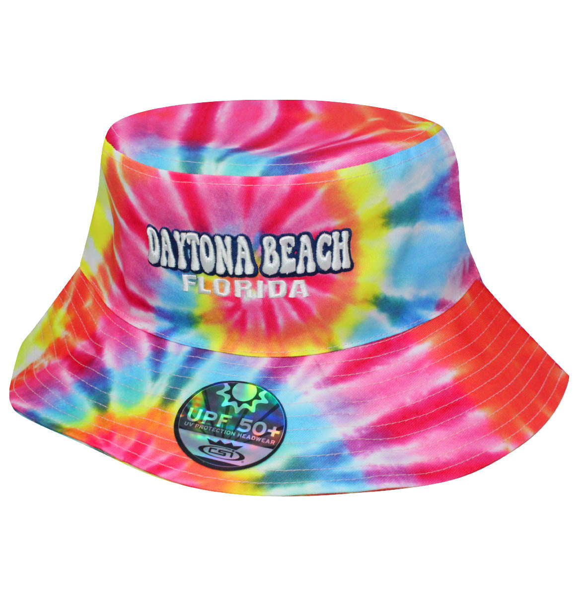 Pastel Tie Dye Bucket Daytona Beach