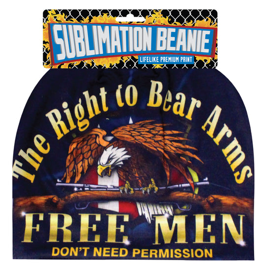 *Sublimation Beanie - Free Men