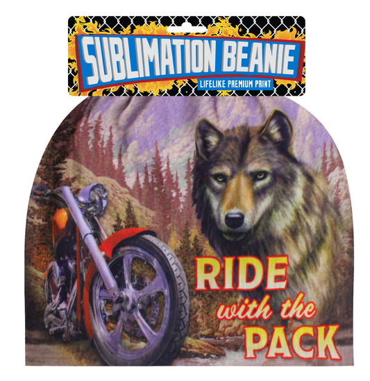 *Sublimation Beanie - Ride with the Pack