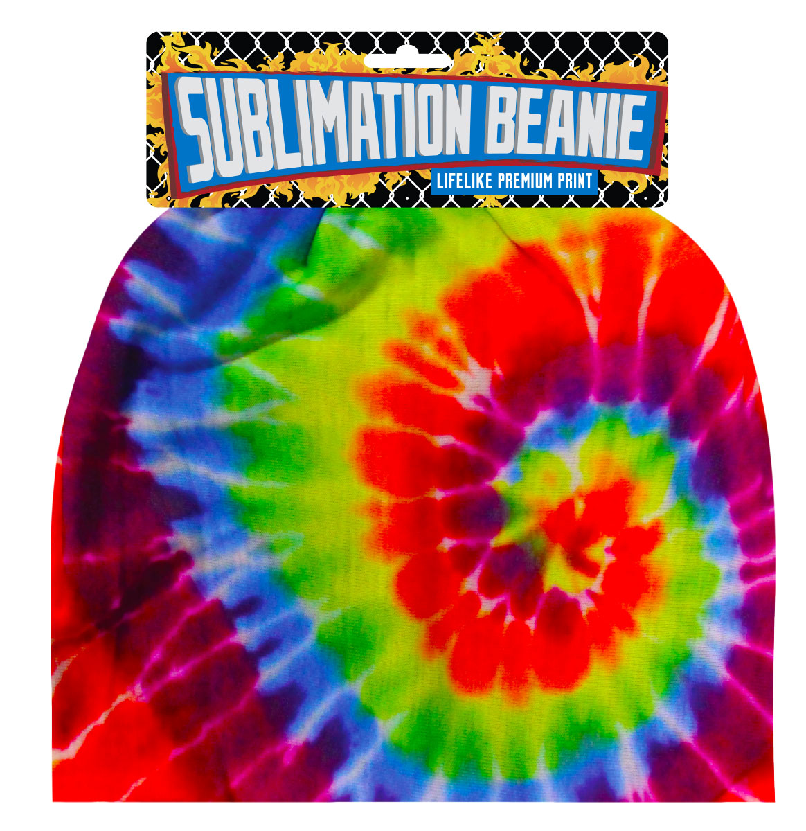 *Sublimation Beanie - Tie Dye Swirl